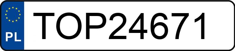 Numer rejestracyjny TOP 24671 posiada LAND ROVER RANGE ROVER SPORT - TOP24671