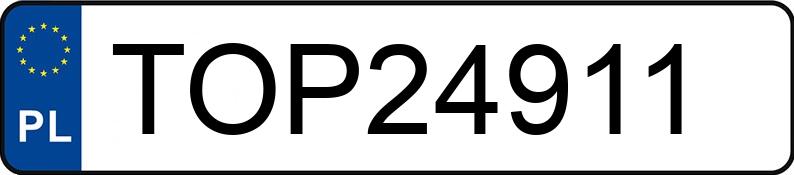 Numer rejestracyjny TOP 24911 posiada OPEL INSIGNIA SPORTS TOURER - TOP24911