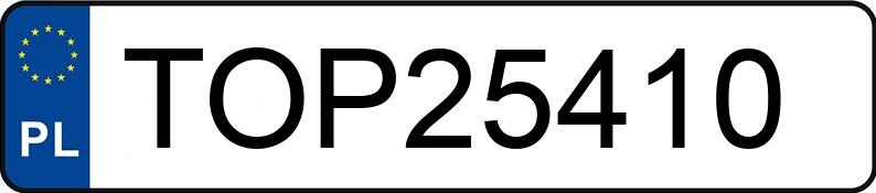 Numer rejestracyjny TOP 25410 posiada DAEWOO / FSO Nubira 1.6 Kat. MR`00 S - TOP25410