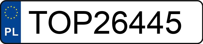 Numer rejestracyjny TOP 26445 posiada MERCEDES-BENZ V 220 CDI MR`97 638 - TOP26445