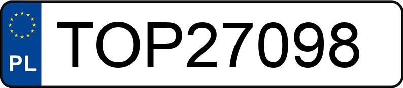 Numer rejestracyjny TOP 27098 posiada AUDI A3 2.0 TDi Kat. MR`04 E3 8P Ambition - TOP27098