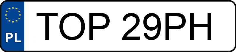Numer rejestracyjny TOP 29PH posiada SAME ROLLER 70 W A - TOP29PH