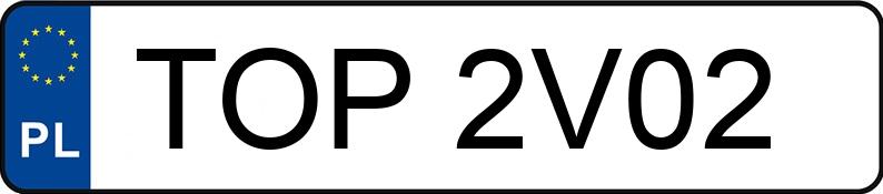 Numer rejestracyjny TOP 2V02 posiada RENAULT CLIO - TOP2V02