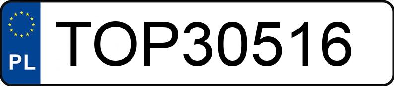 Numer rejestracyjny TOP 30516 posiada OPEL Astra IV 1.4 MR`10 E5 Sport Aut. - TOP30516