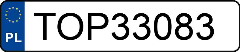 Numer rejestracyjny TOP 33083 posiada BMW 530 - TOP33083