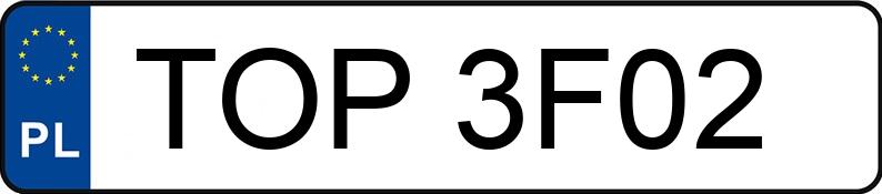Numer rejestracyjny TOP 3F02 posiada AUDI A6 Avant 2.8 Kat. MR`97 4B A6 Avant 2.8 Kat. MR`97 4B - TOP3F02
