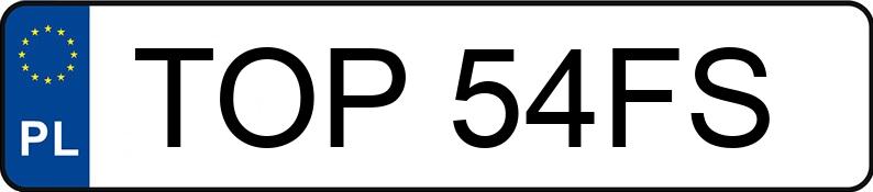 Numer rejestracyjny TOP 54FS posiada VOLKSWAGEN PASSAT 2.0 - TOP54FS