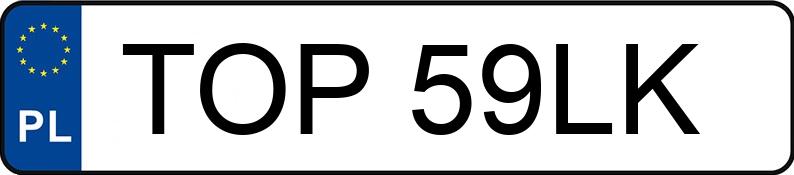 Numer rejestracyjny TOP 59LK posiada VOLKSWAGEN Passat 1.9 TDI MR`94 GL - TOP59LK