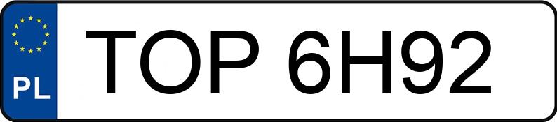 Numer rejestracyjny TOP 6H92 posiada RENAULT Clio II 1.6 MR`04 E3 Confort Privilege - TOP6H92