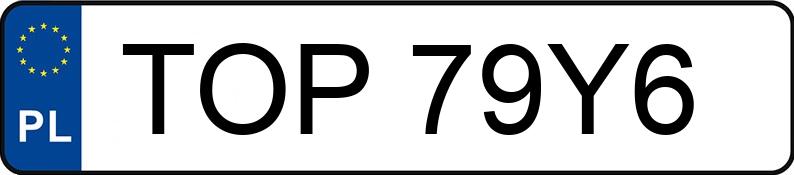 Numer rejestracyjny TOP 79Y6 posiada HONDA Sportowe do 600 ccm CBR 125 R - TOP79Y6