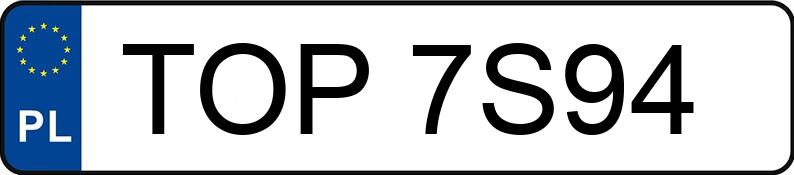 Numer rejestracyjny TOP 7S94 posiada VOLKSWAGEN Sharan GP 1.9 TDI MR`01 E3 Highline Tiptronic - TOP7S94