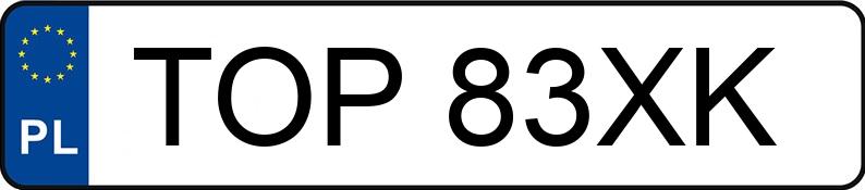 Registreringsnummeret TOP 83XK har VOLKSWAGEN Passat 1.8i Kat. MR`88 GT G60 syncro - TOP83XK