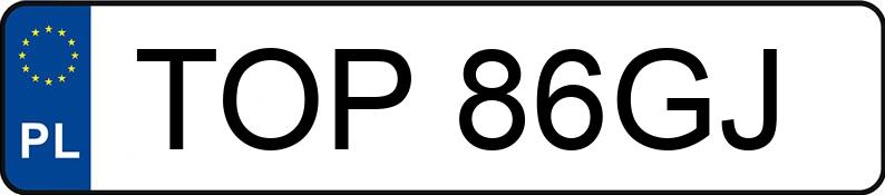 Numer rejestracyjny TOP 86GJ posiada FIAT Panda 1.1 MR`03 E4 Fresh - TOP86GJ