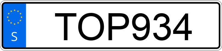 Numer rejestracyjny TOP934 posiada  SCANIA R620LA6X2HNB