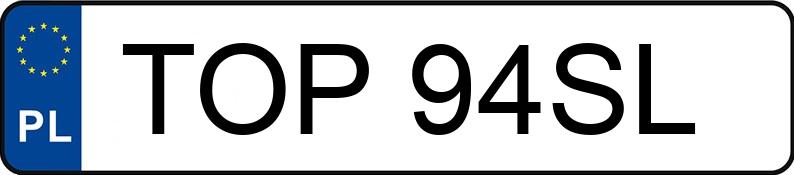 Numer rejestracyjny TOP94SL posiada VOLVO V50 2.0 D MR`04 E4 V50 2.0 D MR`04 E4