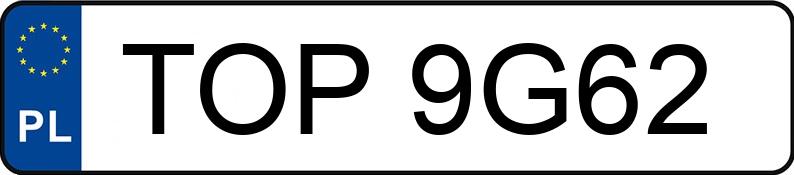 Numer rejestracyjny TOP 9G62 posiada AUDI A6 Avant 2.7 Kat. MR`97 4B T - TOP9G62