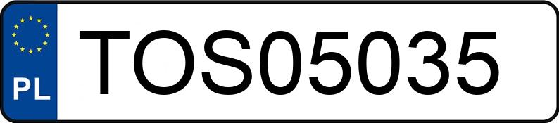 Numer rejestracyjny TOS 05035 posiada OPEL ASTRA-G - TOS05035