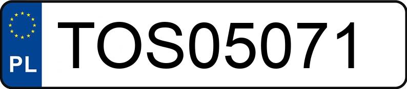 Numer rejestracyjny TOS 05071 posiada OPEL ASTRA 1,6KAT - TOS05071 Numer rejestracyjny TOS 05071 posiada OPEL ASTRA 1,6KAT - TOS05071