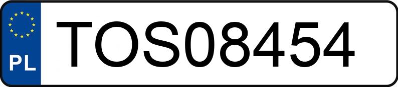 Numer rejestracyjny TOS 08454 posiada OPEL VECTRA - TOS08454 Numer rejestracyjny TOS 08454 posiada OPEL VECTRA - TOS08454