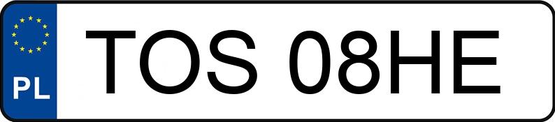 Numer rejestracyjny TOS 08HE posiada VOLKSWAGEN GOLF 1.6D - TOS08HE Numer rejestracyjny TOS 08HE posiada VOLKSWAGEN GOLF 1.6D - TOS08HE