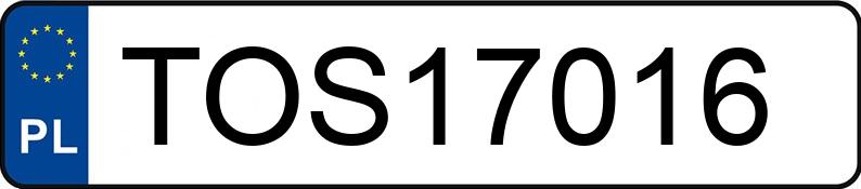 Numer rejestracyjny TOS 17016 posiada OPEL INSIGNIA - TOS17016