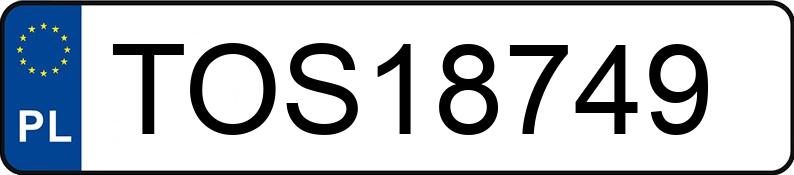 Numer rejestracyjny TOS 18749 posiada AUDI 80 - TOS18749 Numer rejestracyjny TOS 18749 posiada AUDI 80 - TOS18749