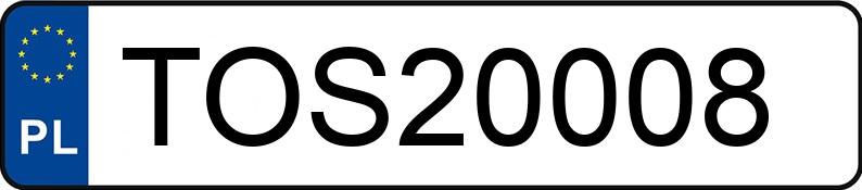RegistreringsnummerTOS 20008 har SUZUKI Grand Vitara 2.0 MR`05 E3 De Luxe - TOS20008