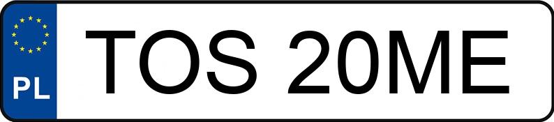 Numer rejestracyjny TOS 20ME posiada BMW 520i Kat. MR`95 E39 520i Kat. MR`95 E39 - TOS20ME