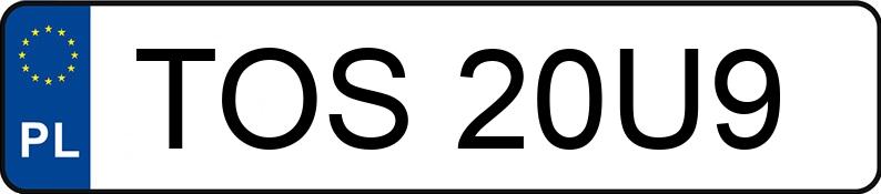 El número de registro TOS 20U9 tiene TOROS  G2 - TOS20U9