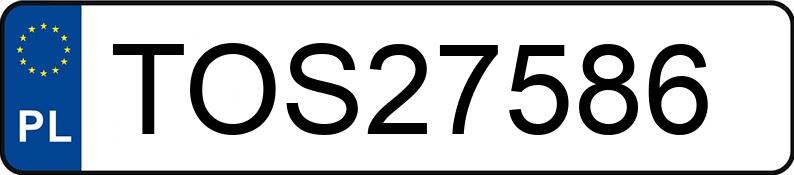 Numer rejestracyjny TOS 27586 posiada BMW 520 - TOS27586 Numer rejestracyjny TOS 27586 posiada BMW 520 - TOS27586