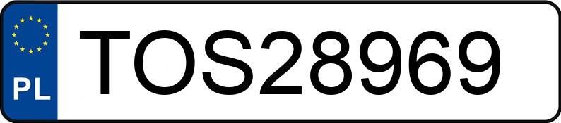 Numer rejestracyjny TOS 28969 posiada RENAULT R 19 1.8 MR`93 S Elysee - TOS28969