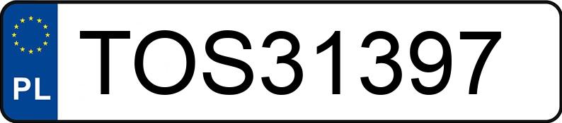 Die Registrierungsnummer TOS 31397 hat VOLKSWAGEN Golf IV 1.6 MR`97 Basis Aut. - TOS31397