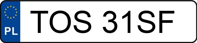 Numer rejestracyjny TOS 31SF posiada FORD Focus 1.8 TDDi MR`98 Ambiente - TOS31SF