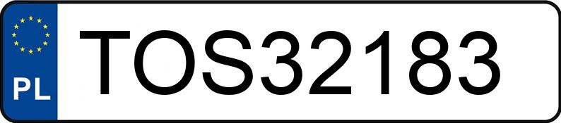 Numer rejestracyjny TOS 32183 posiada HYUNDAI TUCSON - TOS32183