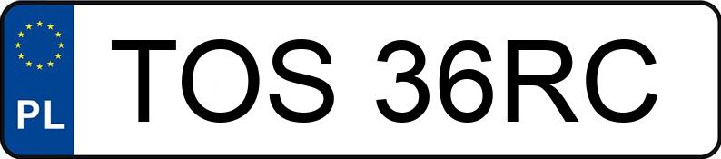 Numer rejestracyjny TOS 36RC posiada YAMAHA Sport.-turyst. od 600 ccm FJ 1200 - TOS36RC