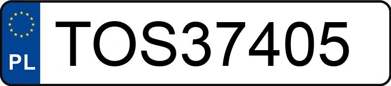 Numer rejestracyjny TOS 37405 posiada CITROEN C5 - TOS37405