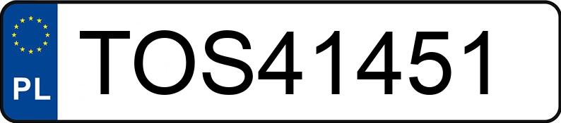 Numer rejestracyjny TOS 41451 posiada PEUGEOT 406 - TOS41451