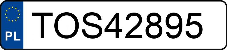 Numer rejestracyjny TOS 42895 posiada AUDI A4 Avant 2.0 Kat. MR`00 E3 8E A4 Avant 2.0 Kat. MR`00 E3 8E - TOS42895