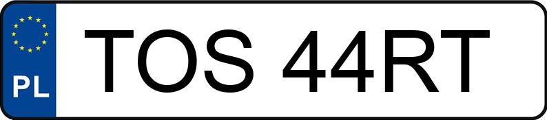 Numer rejestracyjny TOS 44RT posiada FORD ESCORT - TOS44RT