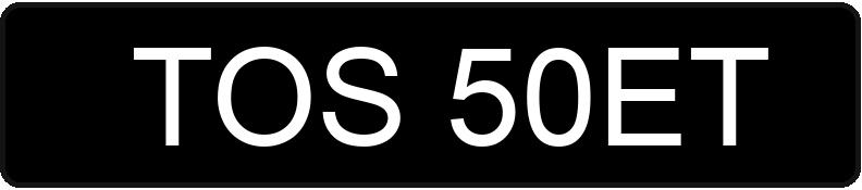 RegistreringsnummerTOS 50ET har SKODA Octavia 1.8 MR`97 SLX Turbo Aut. - TOS50ET