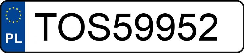 Numer rejestracyjny TOS 59952 posiada ALFA ROMEO 156 - TOS59952
