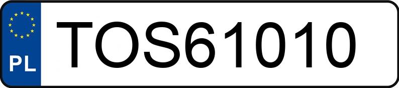 Numer rejestracyjny TOS 61010 posiada PEUGEOT 106 - TOS61010 Numer rejestracyjny TOS 61010 posiada PEUGEOT 106 - TOS61010