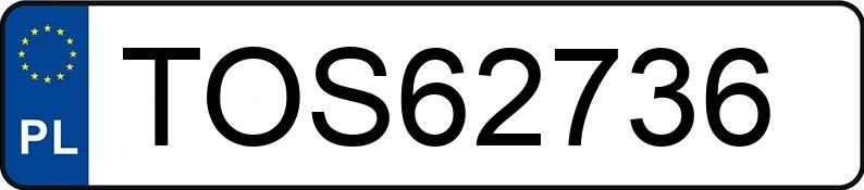 Numer rejestracyjny TOS 62736 posiada FORD TOURNEO CONNECT - TOS62736