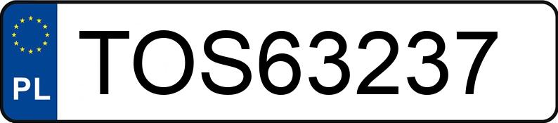 Numer rejestracyjny TOS 63237 posiada FORD Mondeo 2.0 MR`07 E4 Trend - TOS63237 Numer rejestracyjny TOS 63237 posiada FORD Mondeo 2.0 MR`07 E4 Trend - TOS63237