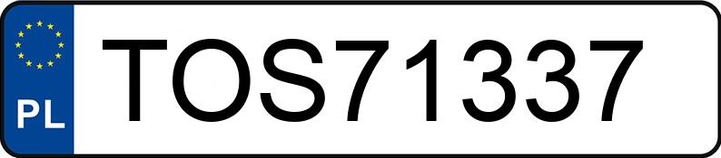 Numer rejestracyjny TOS 71337 posiada HYUNDAI TUCSON - TOS71337