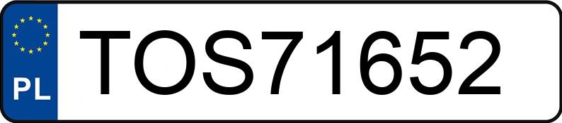 Numer rejestracyjny TOS 71652 posiada AUDI A4 - TOS71652
