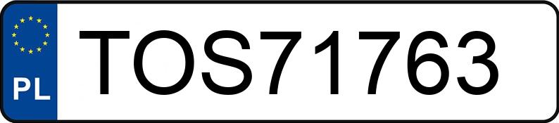 Numer rejestracyjny TOS 71763 posiada TOYOTA Auris MR`07 E4 Luna - TOS71763