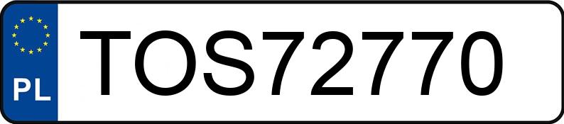 Registreringsnummeret TOS 72770 har KIA Cee d 1.6 MR`07 E4 Comfort - TOS72770
