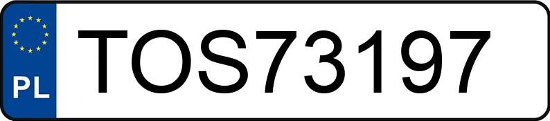 Numer rejestracyjny TOS 73197 posiada BMW 320D - TOS73197