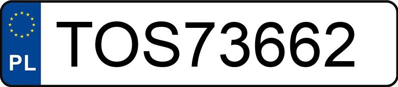 Numer rejestracyjny TOS 73662 posiada TOYOTA Yaris 1.0 MR`06 E4 Terra - TOS73662